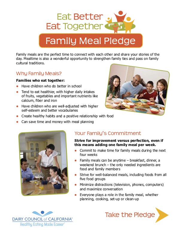 Family Meal Pledge